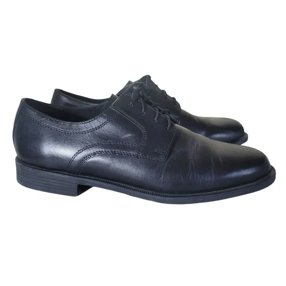 Cole‎ Haan Dustin Plain Oxford II Dress Shoes Men's Size 8 M Black Preppy